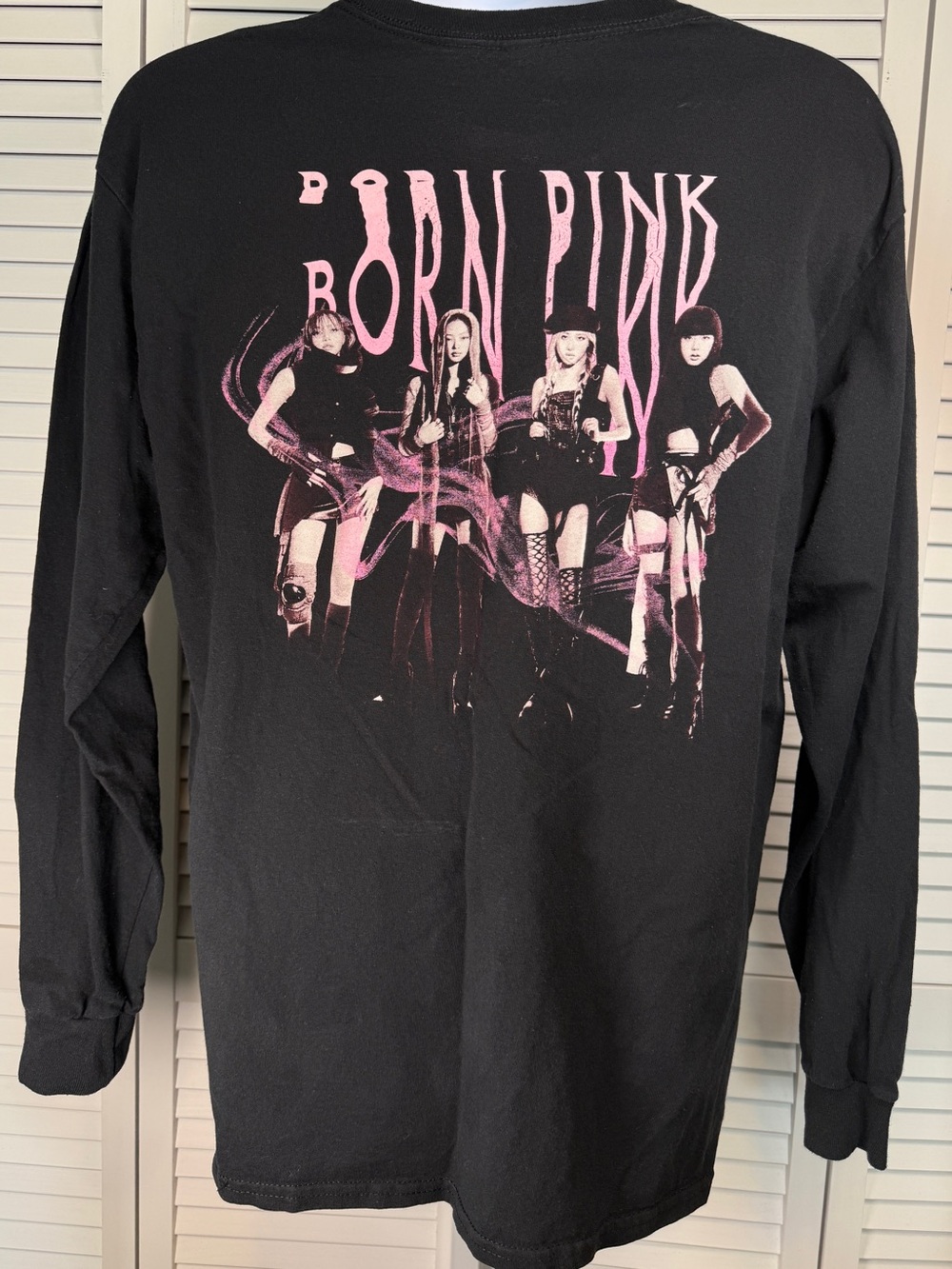 BLACKPINK Born Pink Tour Shirt, Long-Sleeve, Men's Size Large 2022